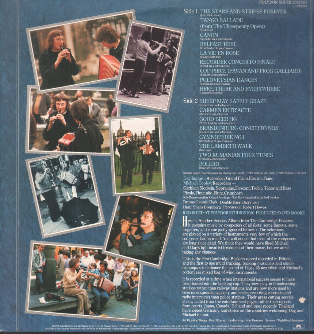 Cambridge Buskers - Another Serious Album - Lp