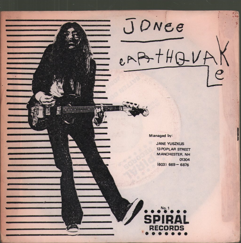 Jonee Earthquake - Black Plastic - 7 Inch