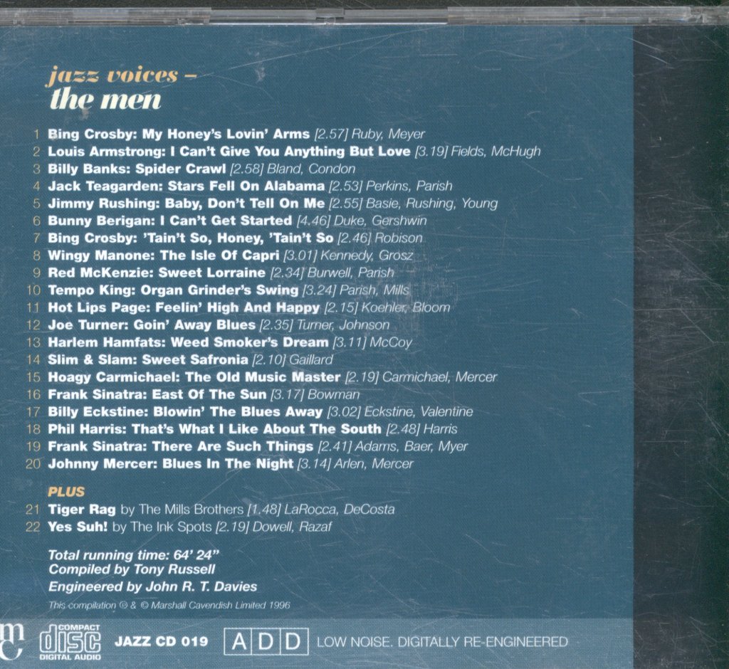 Various Artists - Jazz Voices - The Men - Cd