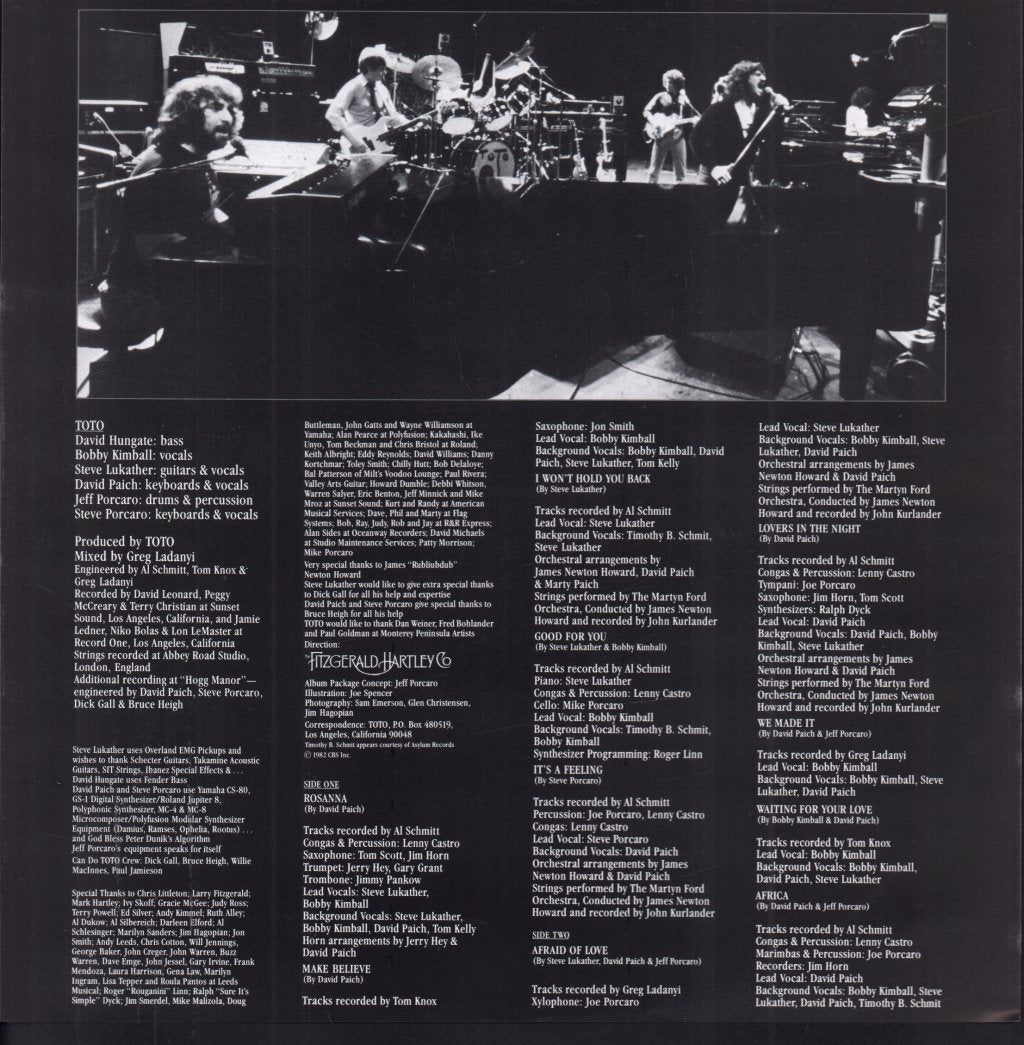 Toto - Iv - Lp