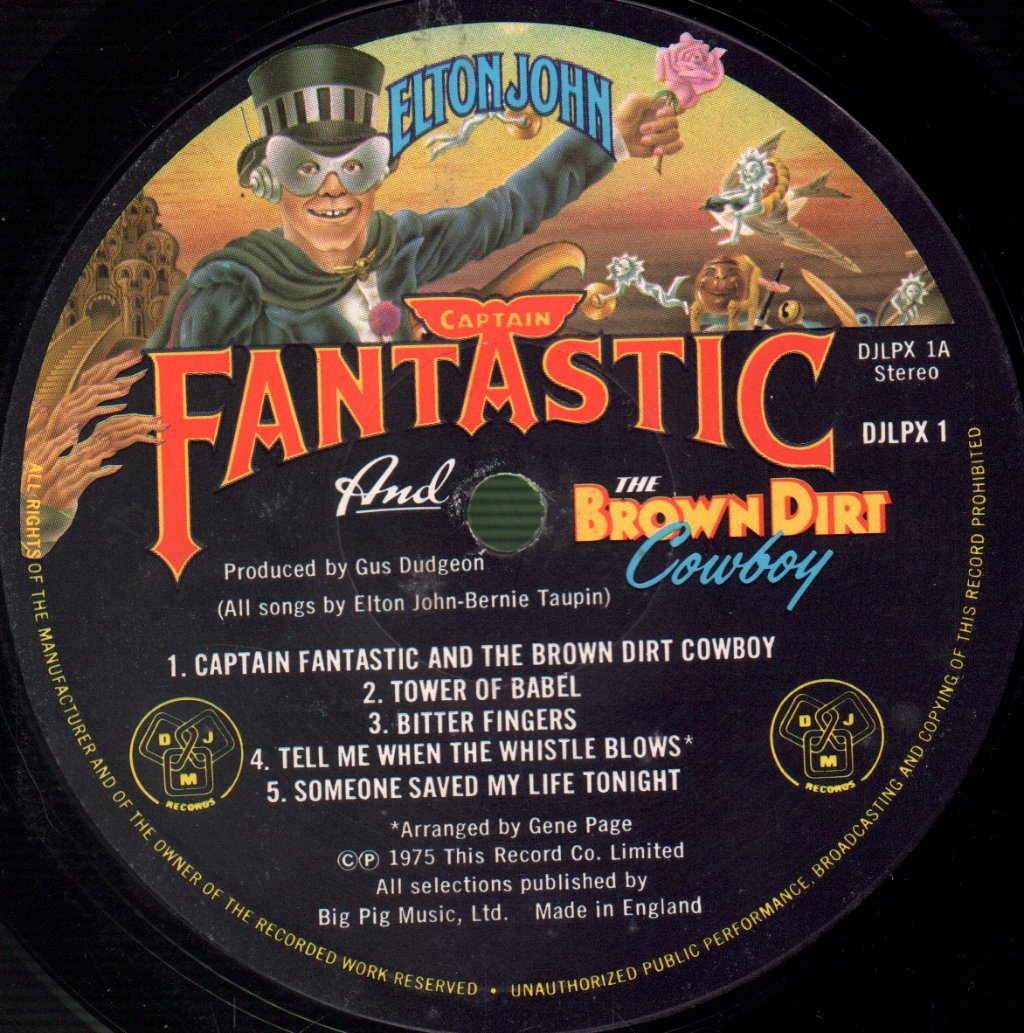 Elton John - Captain Fantastic - Lp