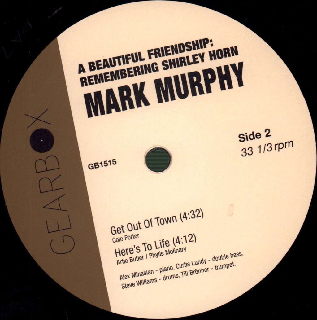 Mark Murphy - A Beautiful Friendship : Remembering Shirley Horn - Lp