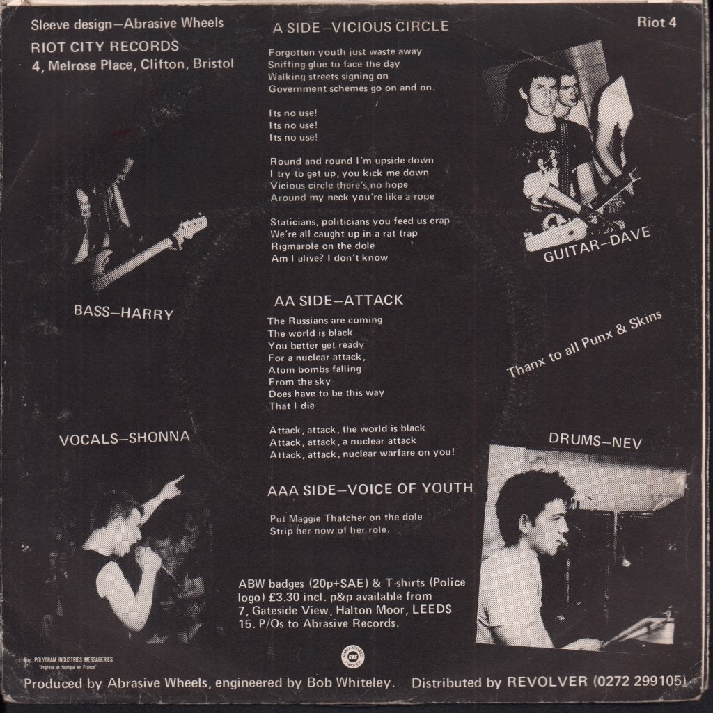Abrasive Wheels - Vicious Circle - 7 Inch