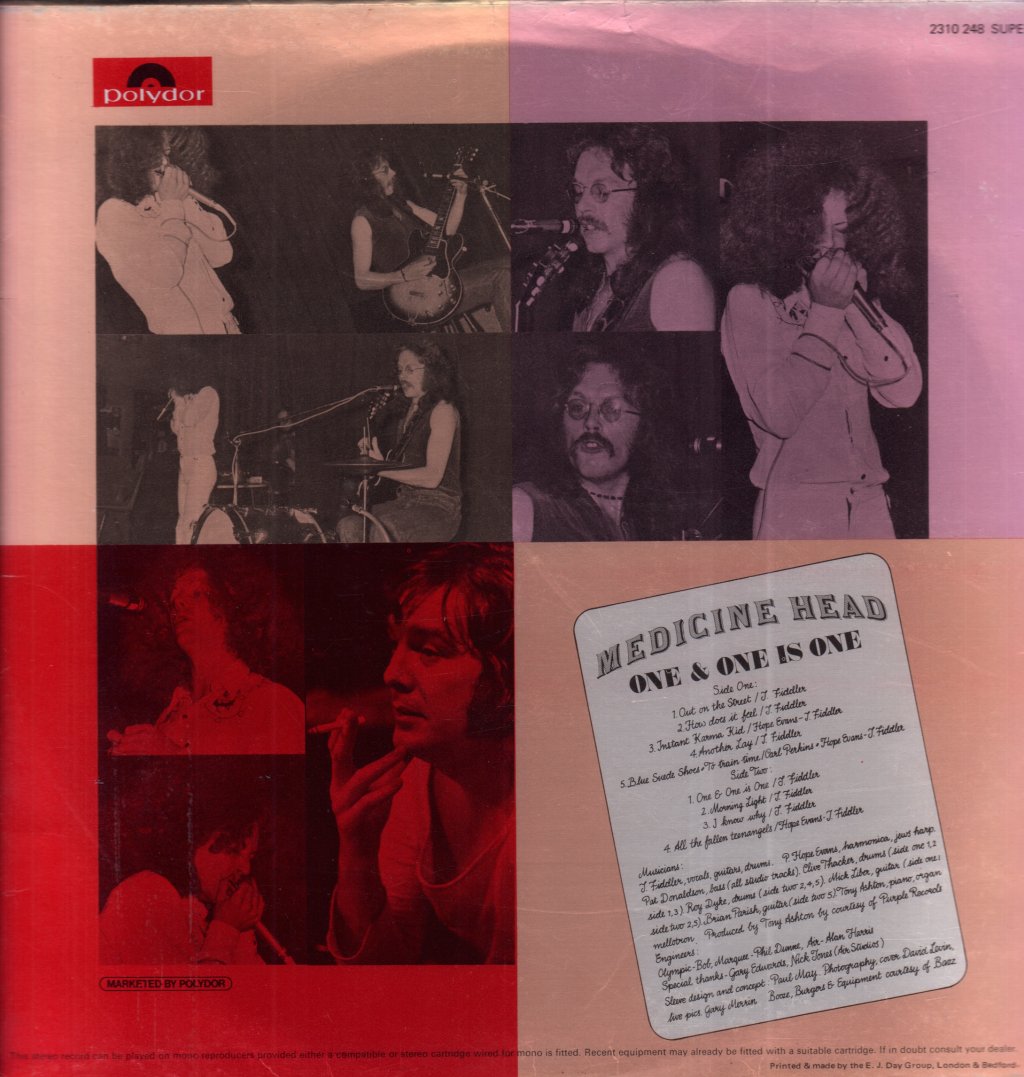 Medicine Head - One And One Is One - Lp