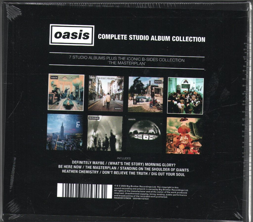 Oasis - Complete Studio Album Collection - Cd Box Set