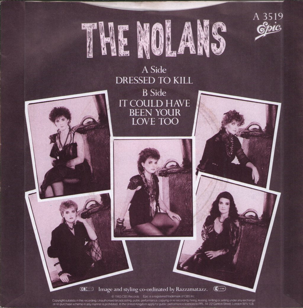 Nolans - Dressed To Kill - 7 Inch