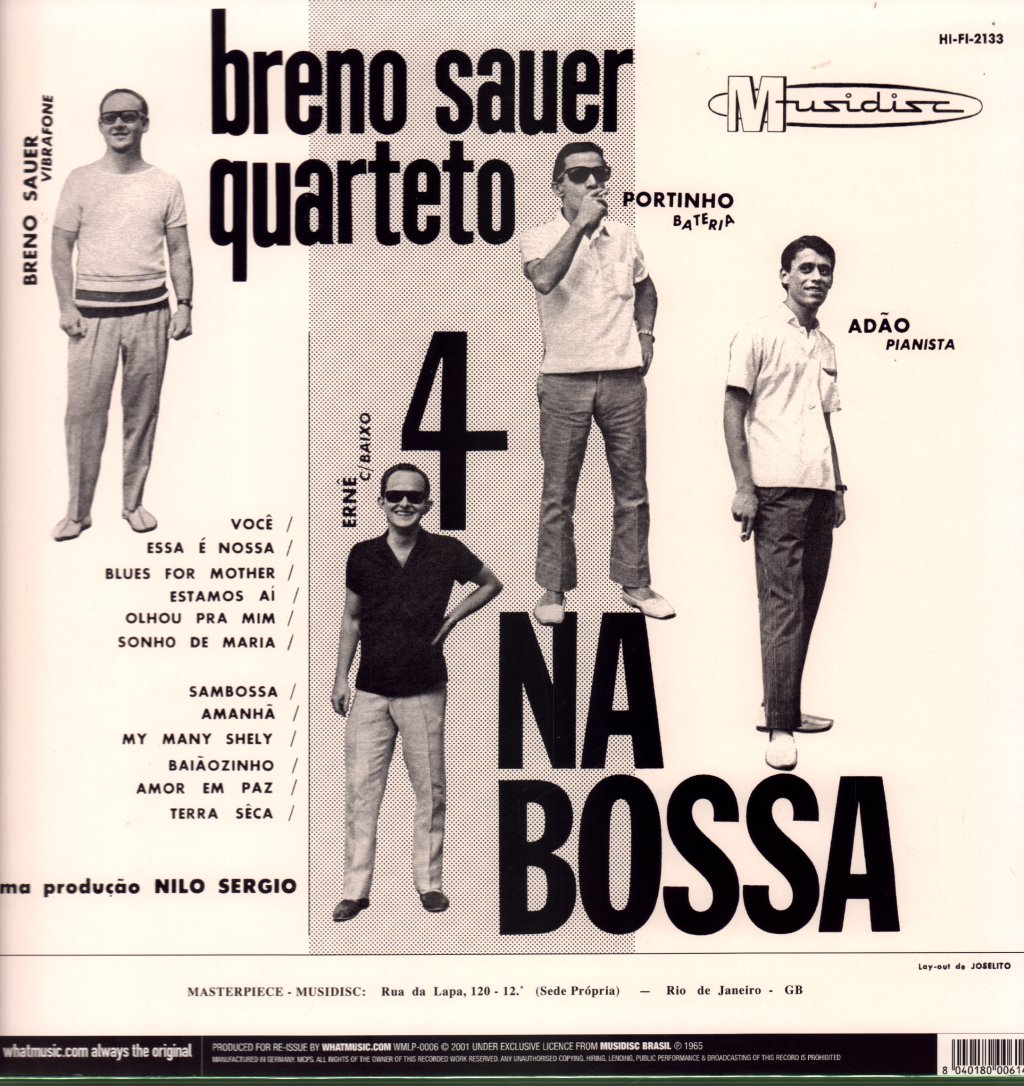 Breno Sauer Quarteto - 4 Na Bossa - Lp