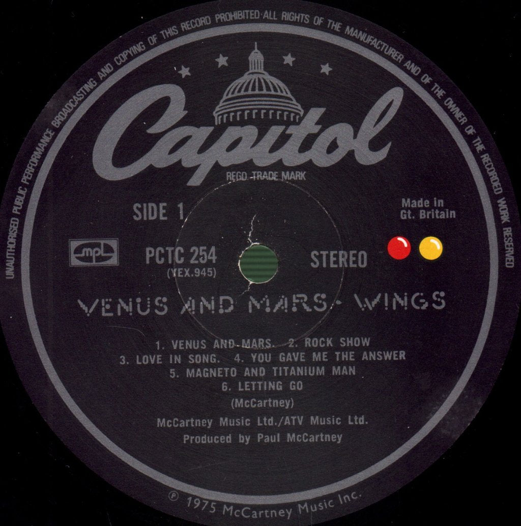 Wings - Venus And Mars - Lp