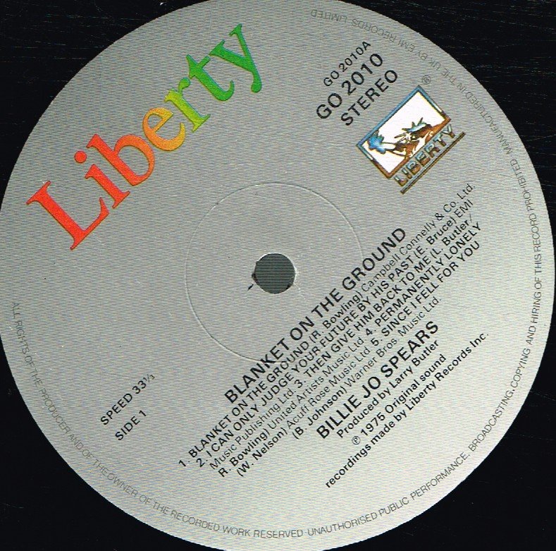 Billie Jo Spears - Blanket On The Ground - Lp