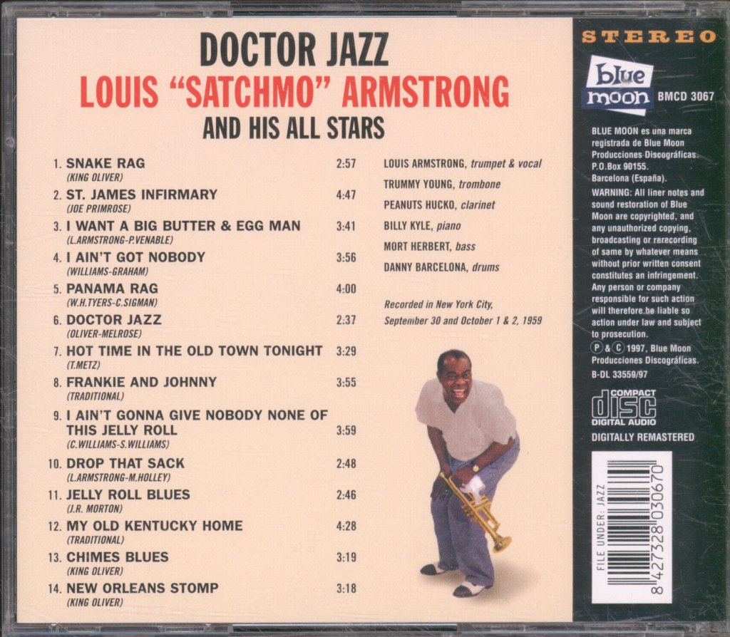 Louis Armstrong And His All-Stars - Doctor Jazz - Cd