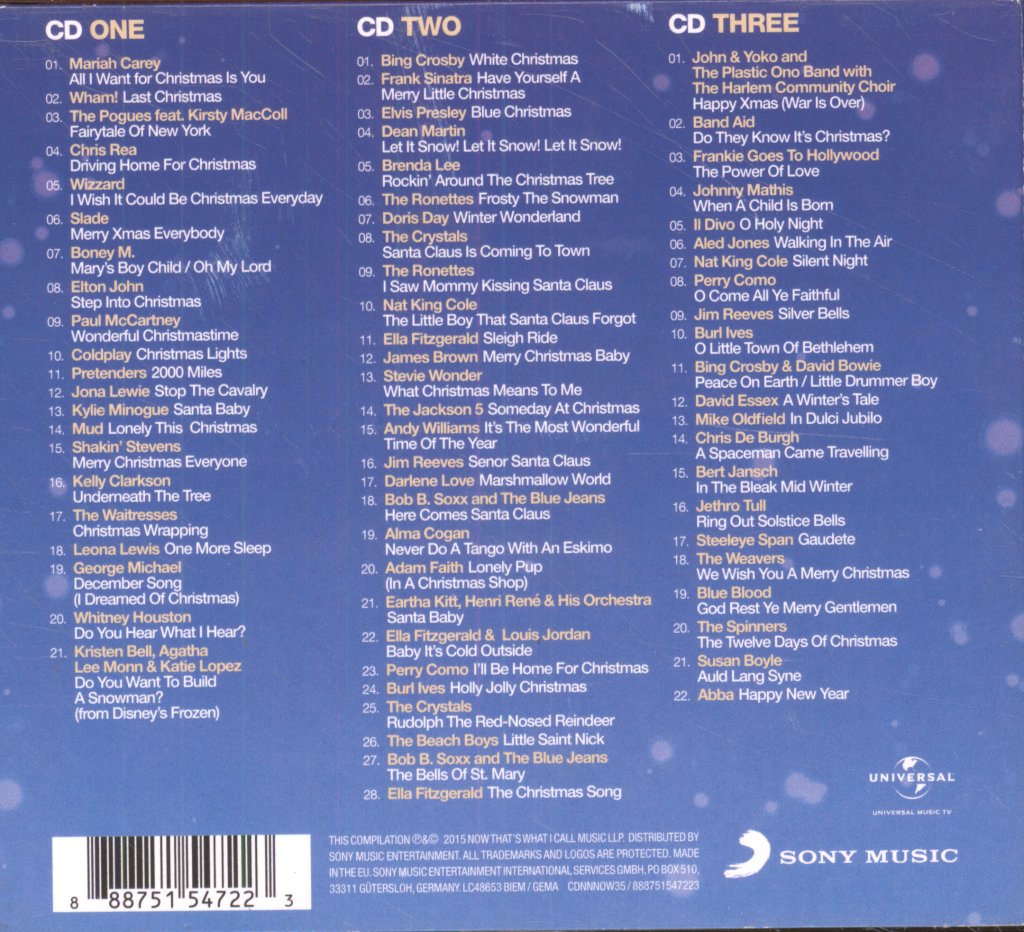 Various Artists - Now That's What I Call Christmas - Cd Set