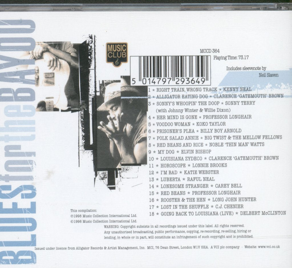 Various Artists - Blues For The Bayou - Cd
