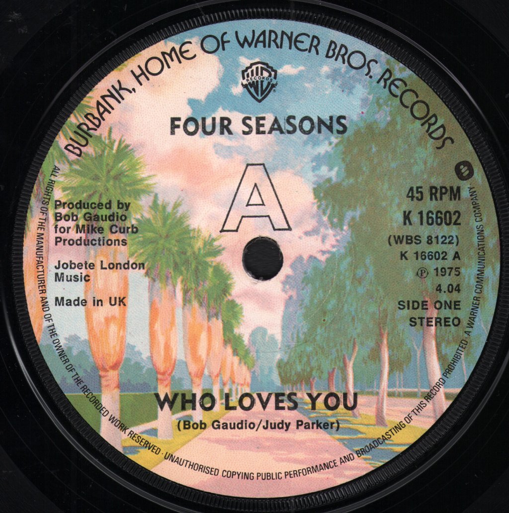 Four Seasons - Who Loves You - 7 Inch