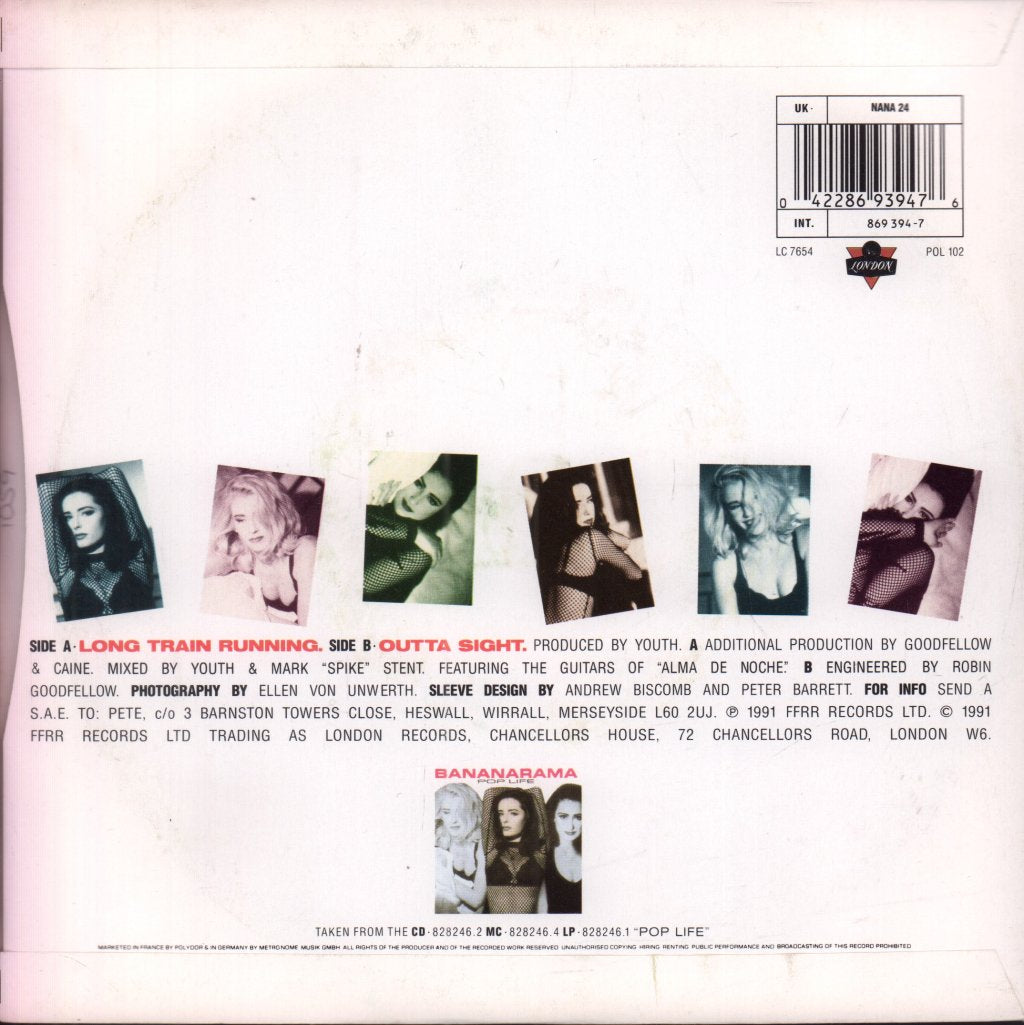 Bananarama - Long Train Running - 7 Inch
