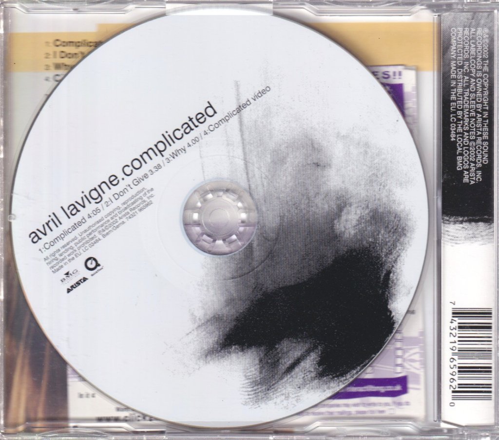 Avril Lavigne - Complicated - Cd