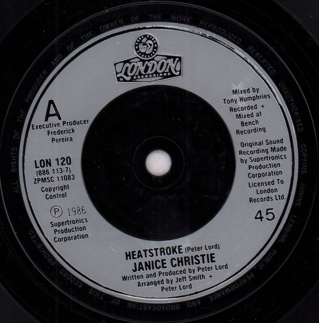 Janice Christie - Heatstroke - 7 Inch