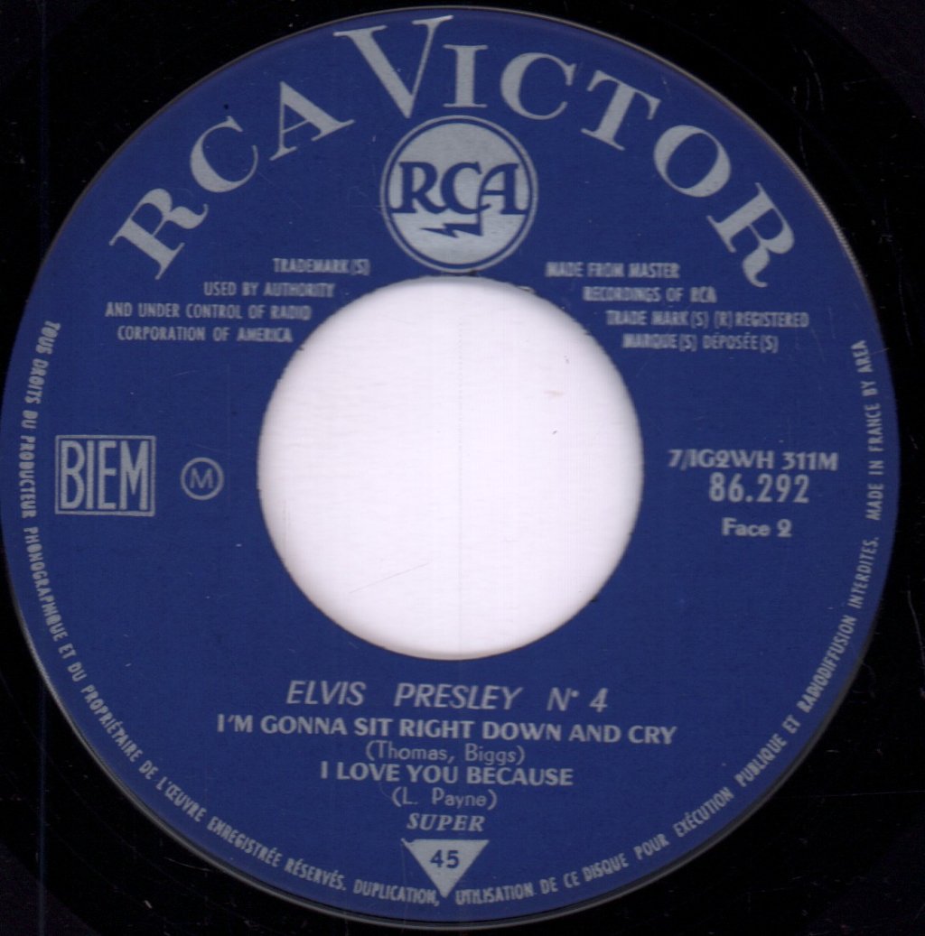 Elvis Presley - Rock And Roll N°4 - 7 Inch