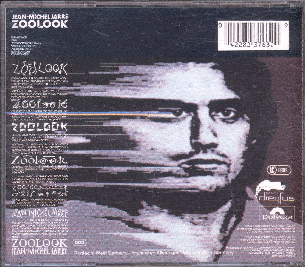 Jean-Michel Jarre - Zoolook - Cd
