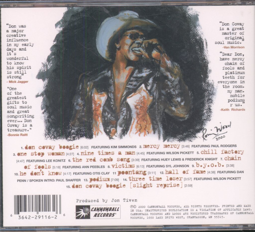 Don Covay - & Friends - Adlib - Cd