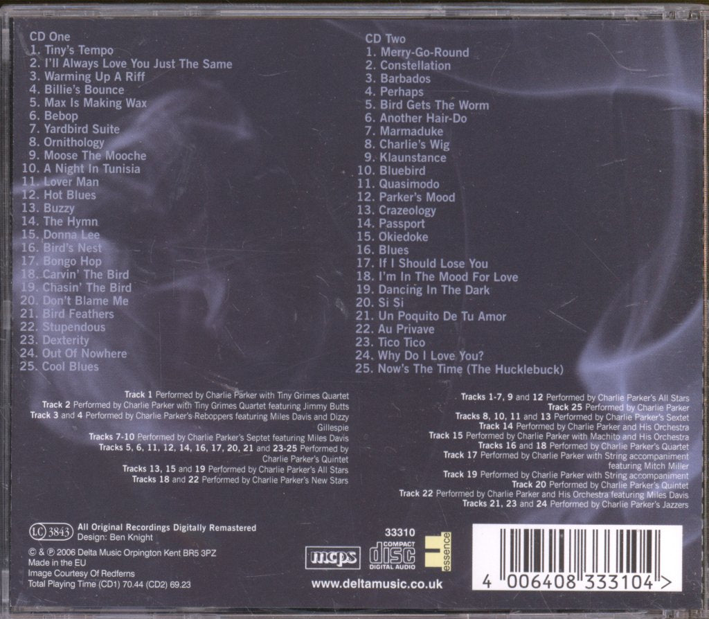 Charlie Parker - Essence Of Charlie Parker - Double Cd