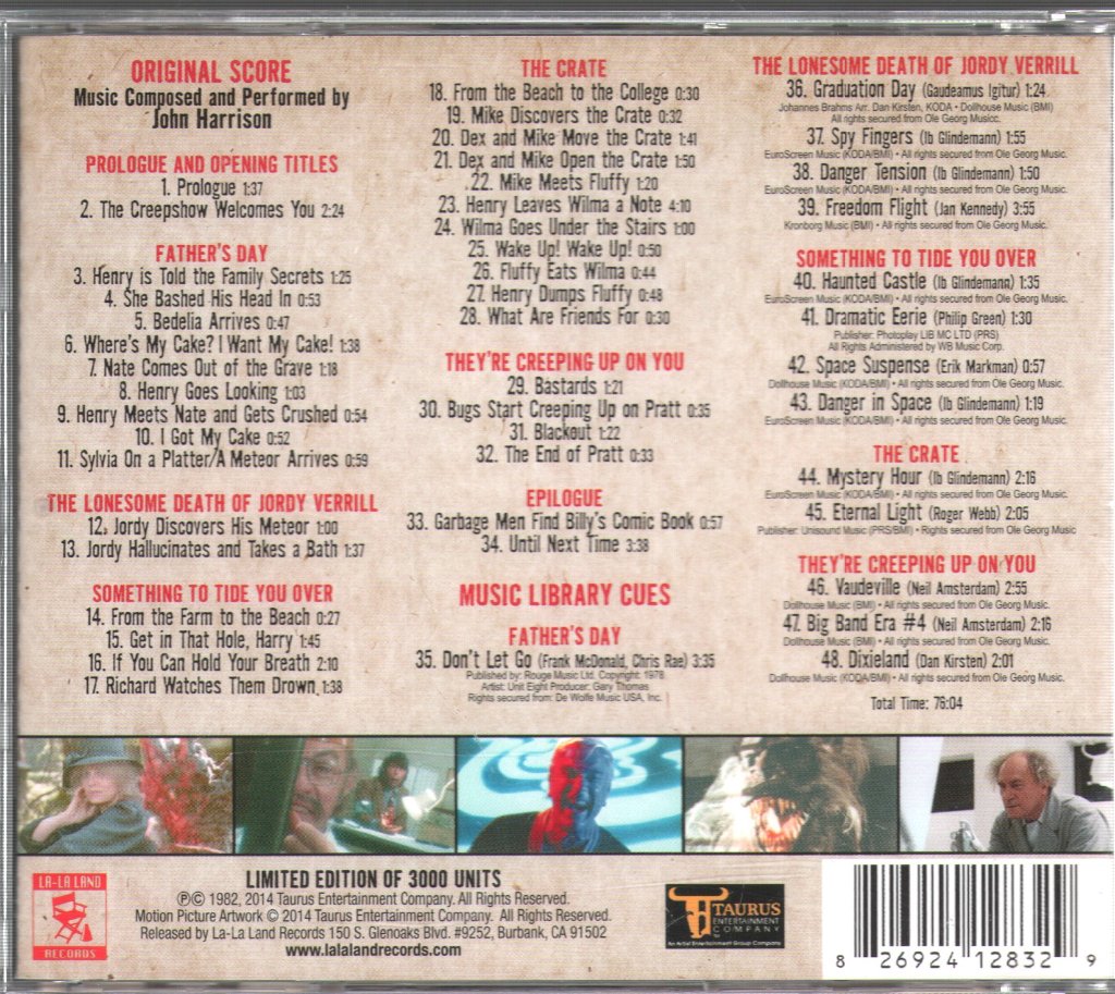 Creepshow - Original Motion Picture Soundtrack - Cd