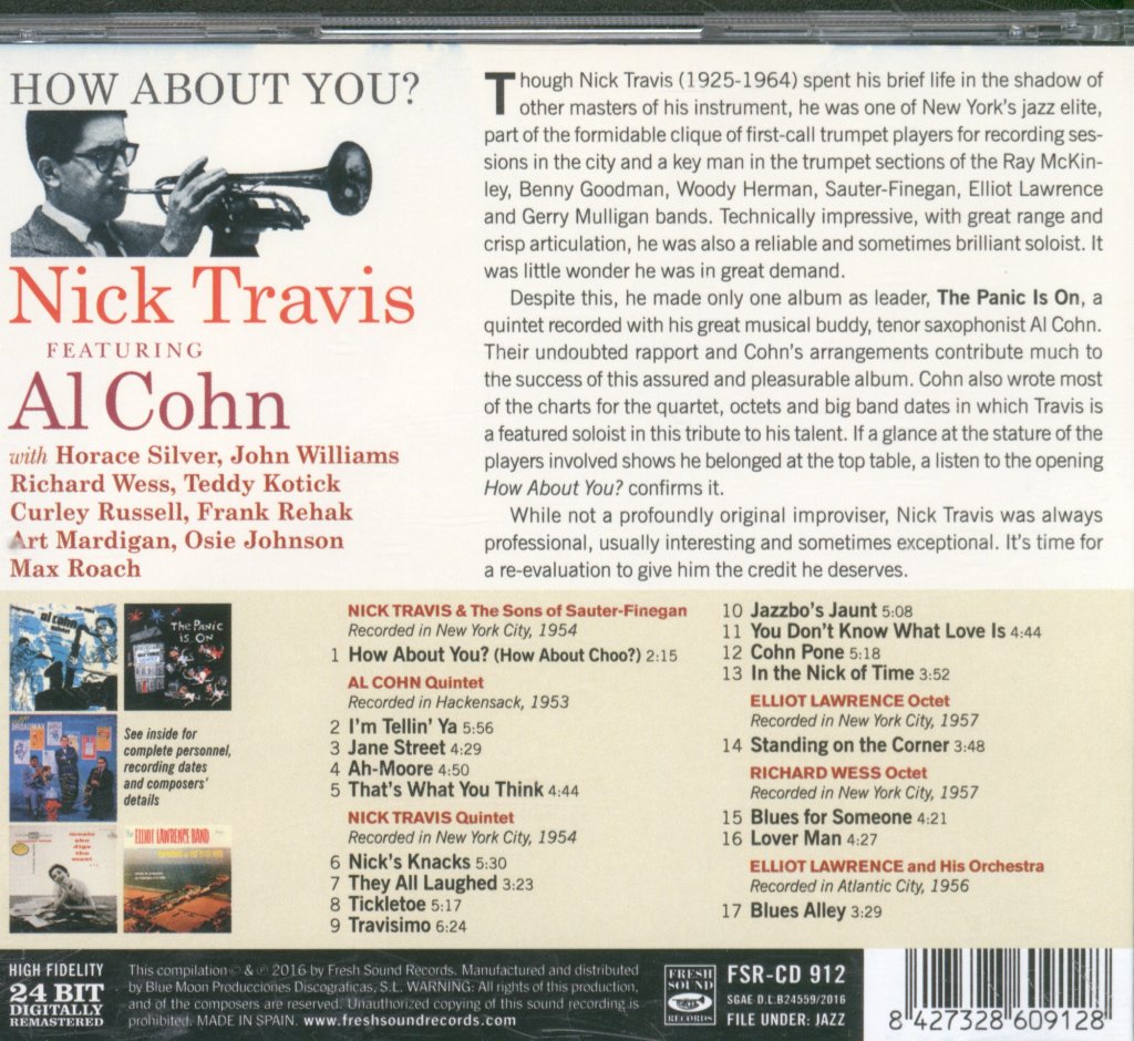 Nick Travis, Al Cohn - How About You? - Cd