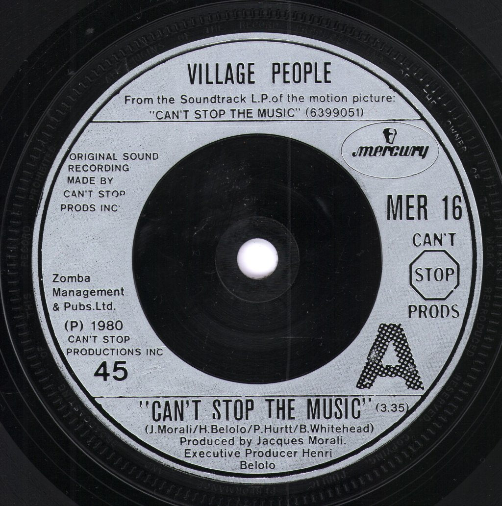 Village People - Can't Stop The Music - 7 Inch
