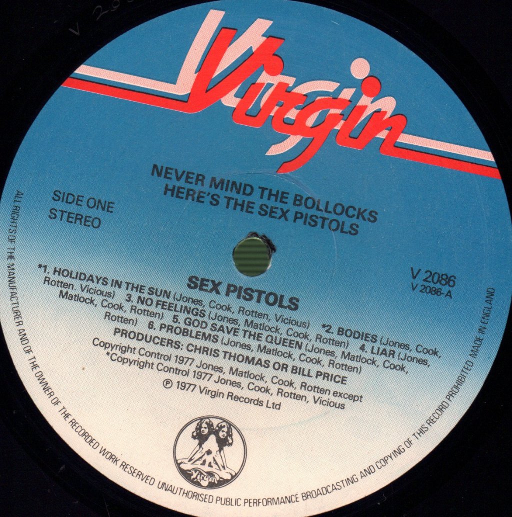 Sex Pistols - Never Mind The Bollocks - Lp