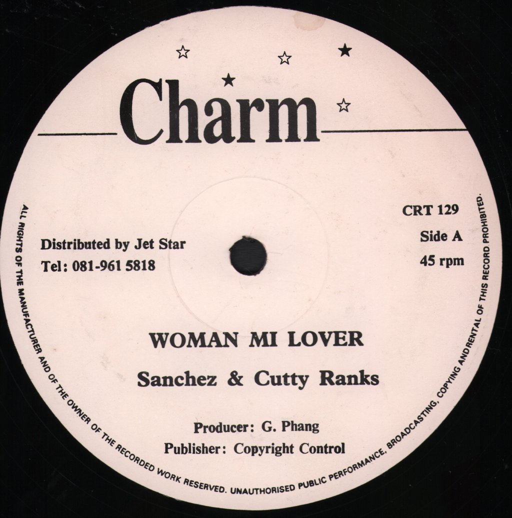 Cutty Ranks - Woman Mi Lover - 12 Inch