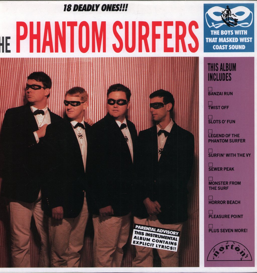 Phantom Surfers - 18 Deadly Ones!!! - Lp
