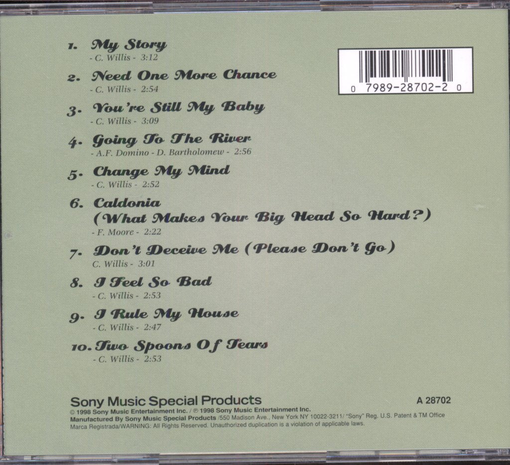 Chuck Willis - Real Story - Cd