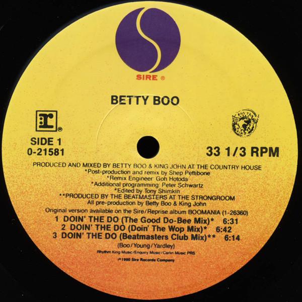 Betty Boo - Doin' The Do - 12 Inch