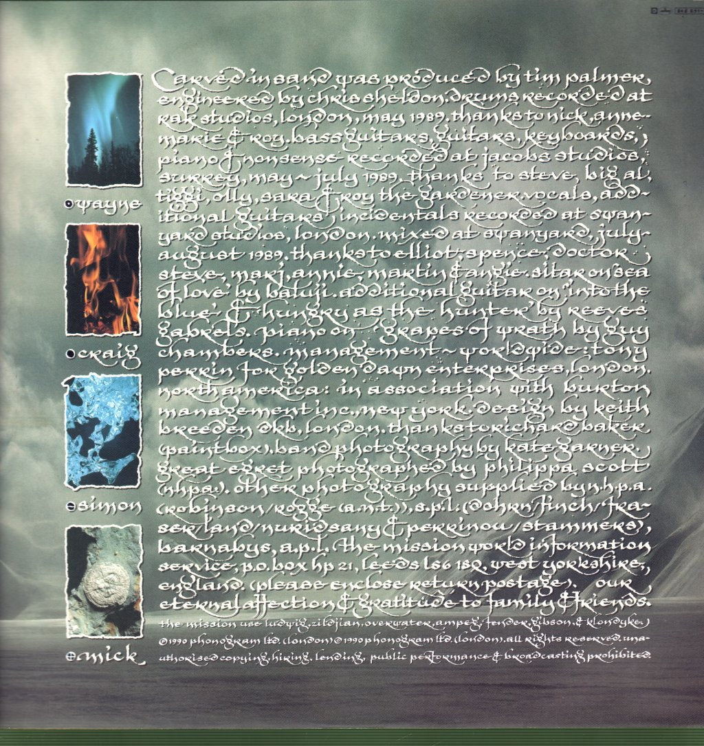 Mission - Carved In Sand - Lp