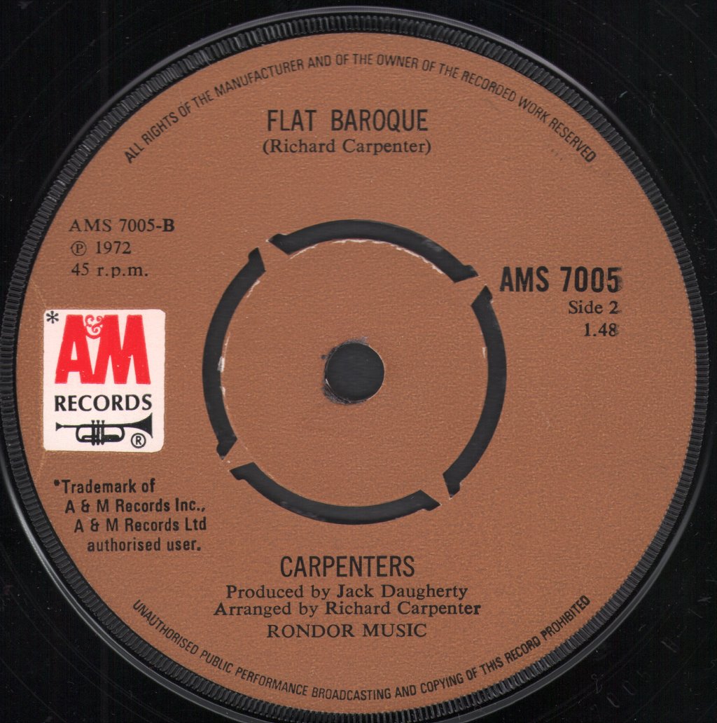 Carpenters - It's Going To Take Some Time - 7 Inch