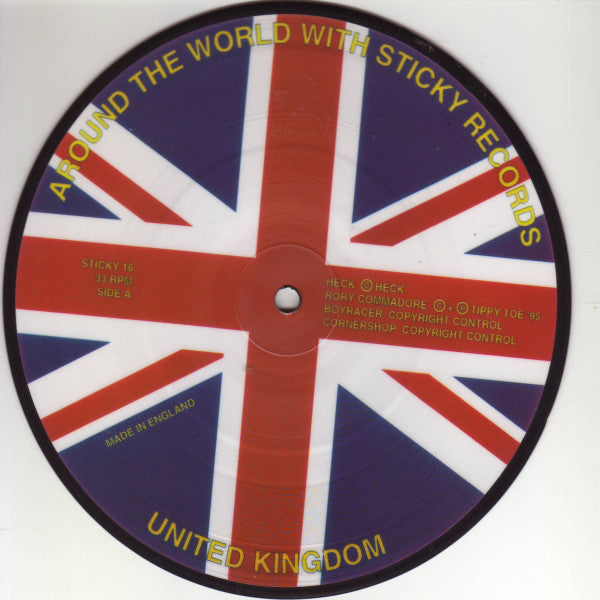 Various Artists - Around The World With Sticky Records - 7 Inch
