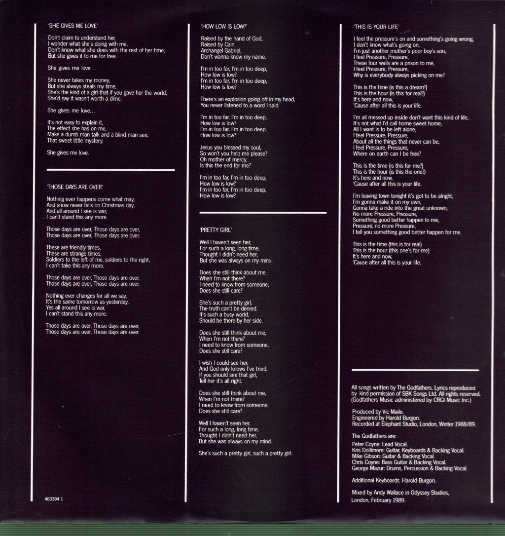 Godfathers - More Songs About Love & Hate - Lp