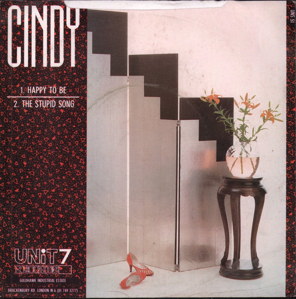 Cindy (70s) - Happy To Be - 7 Inch