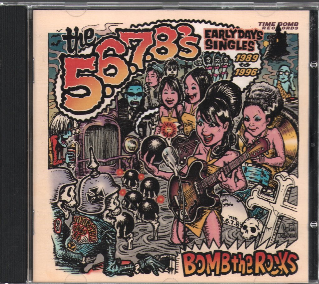 5.6.7.8's - Bomb The Rocks (Early Days Singles 1989 To 1996) - Cd