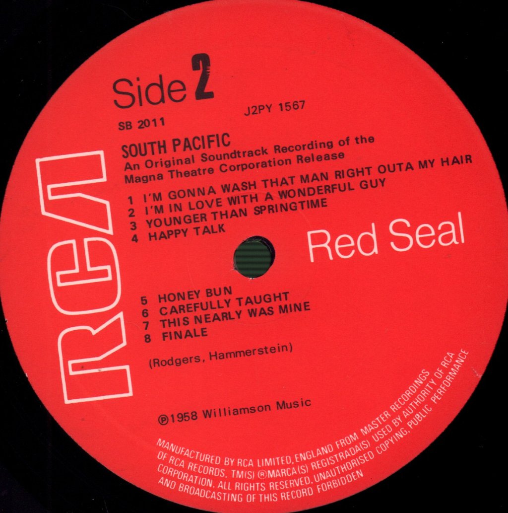 Rodgers And Hammerstein - South Pacific (Soundtrack) - Lp