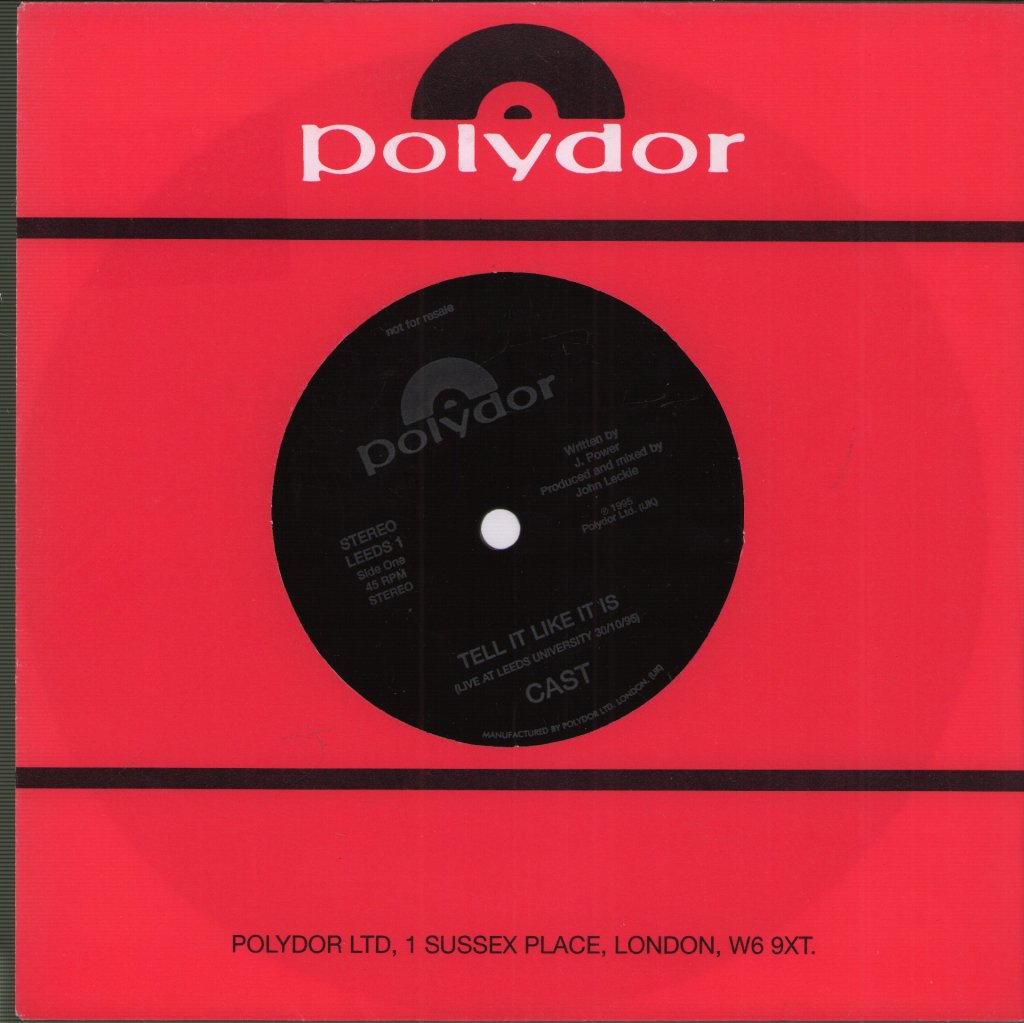 Cast - Tell It Like It Is (Live At Leeds University 30/10/95) - 7 Inch