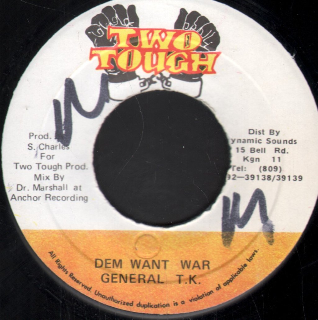General T.K. - Dem Want War / Version - 7 Inch