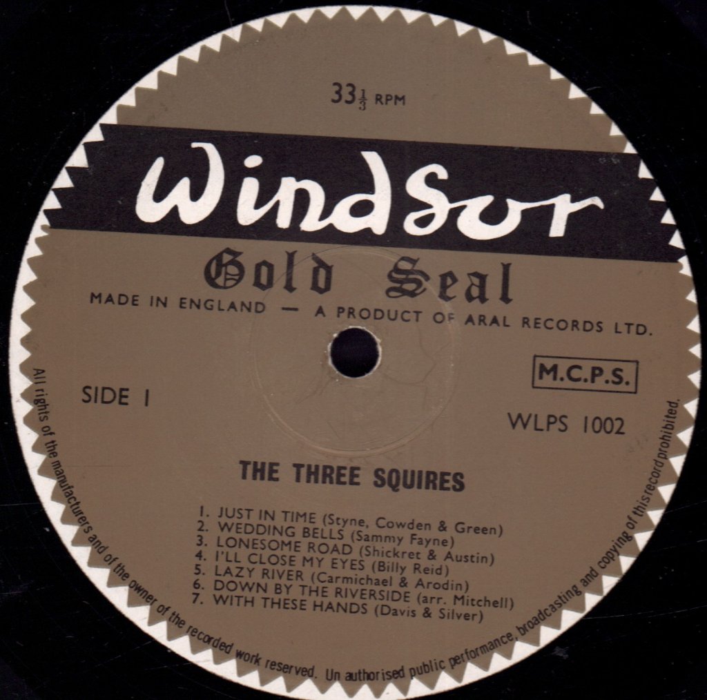 Fabulous Three Squires - Fabulous Three Squires - Lp