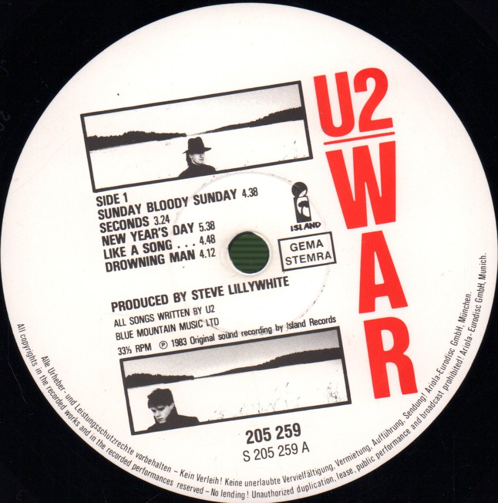 U2 - War - Lp