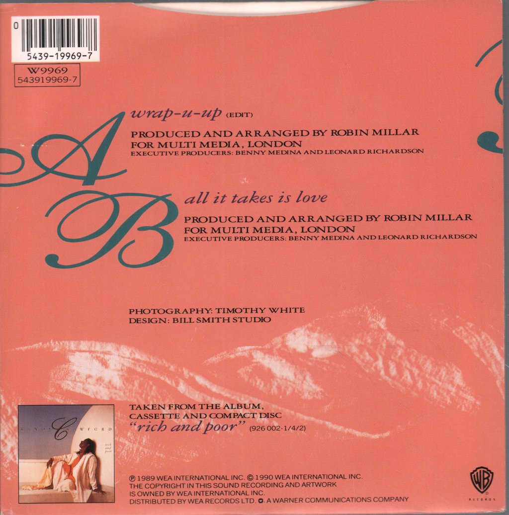 Randy Crawford - Wrap-U-Up - 7 Inch