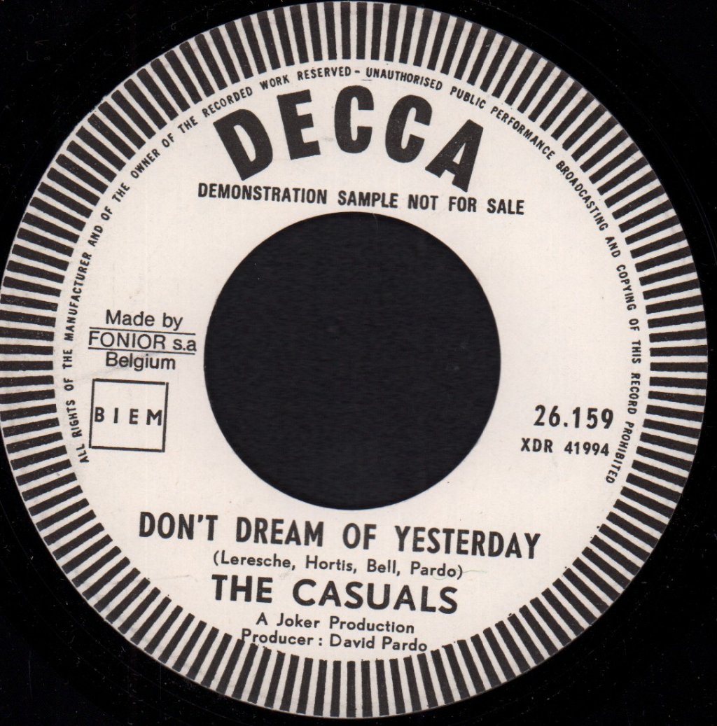 Casuals (60'S Group) - Adios Amor - 7 Inch