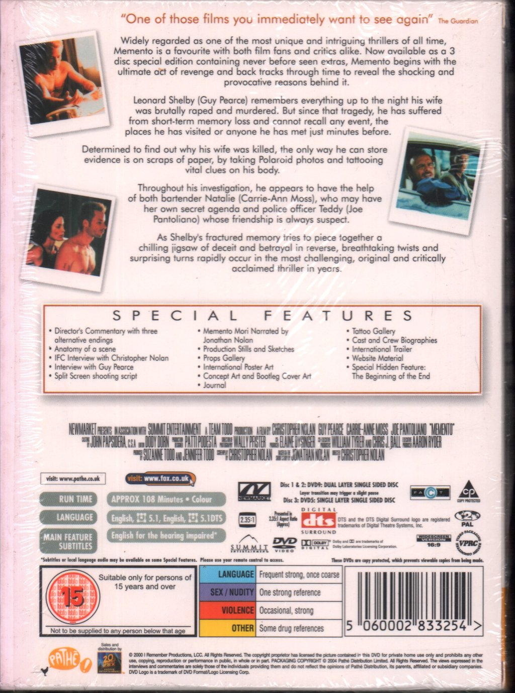 Memento - memento - Triple DVD