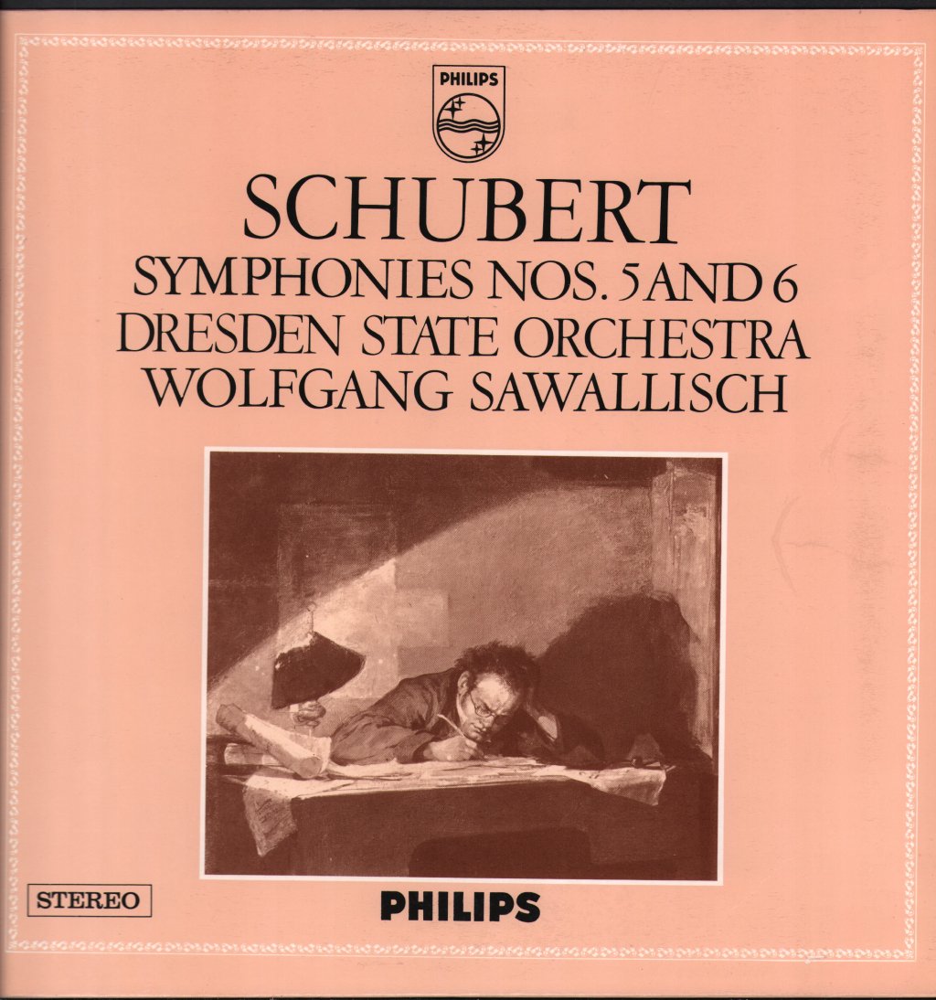 Wolfgang Sawallisch / Dresden State Orchestra - Schubert - Symphony No. 5 In B Flat, D.485 / Symphony No. 6 In C, D.589 (“The Little”) - Lp