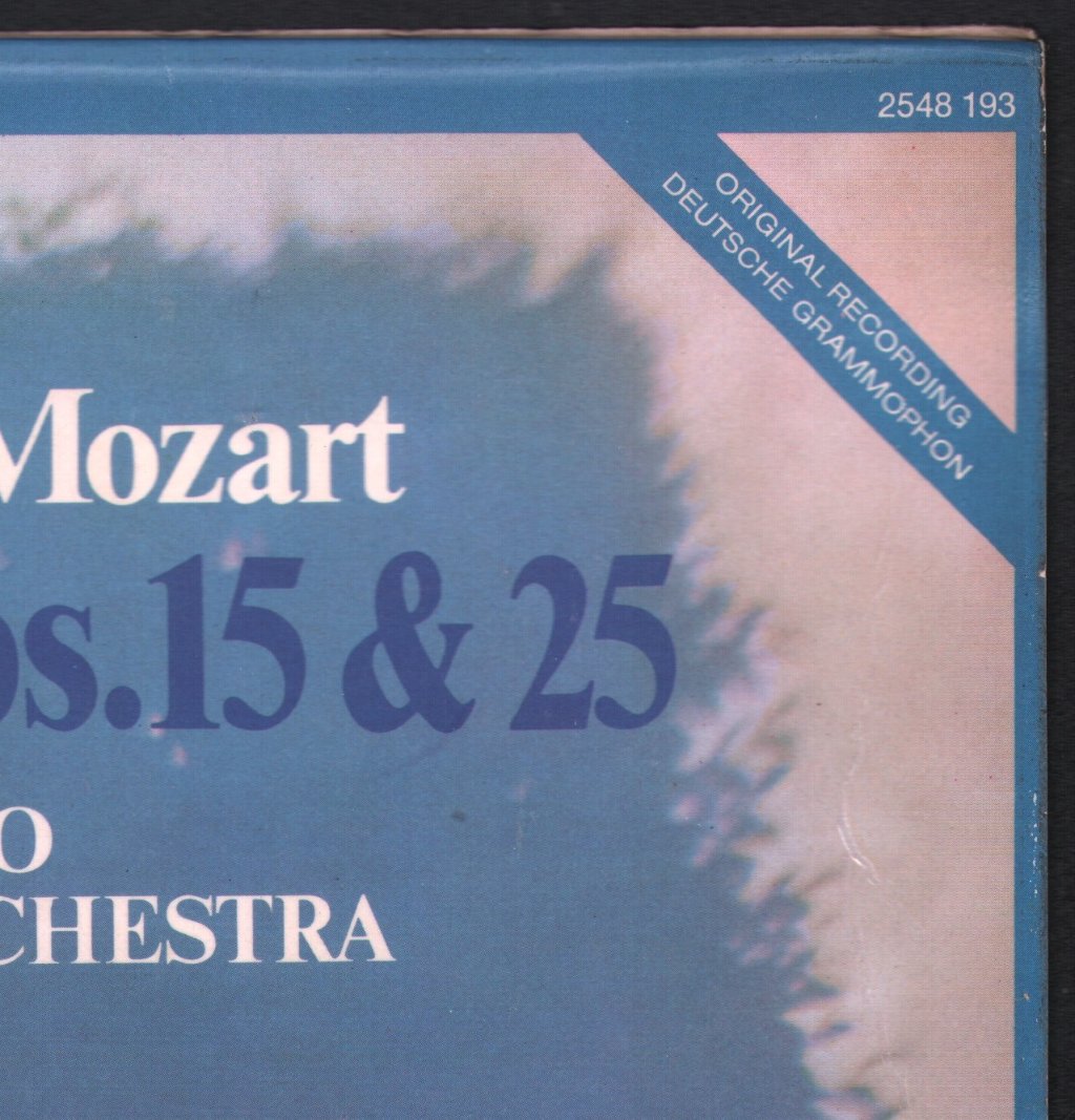 Andor Foldes / Berliner Philharmoniker / Leopold Ludwig - Wolfgang Amadeus Mozart - Piano Concertos Nos. 15 & 25 - Lp
