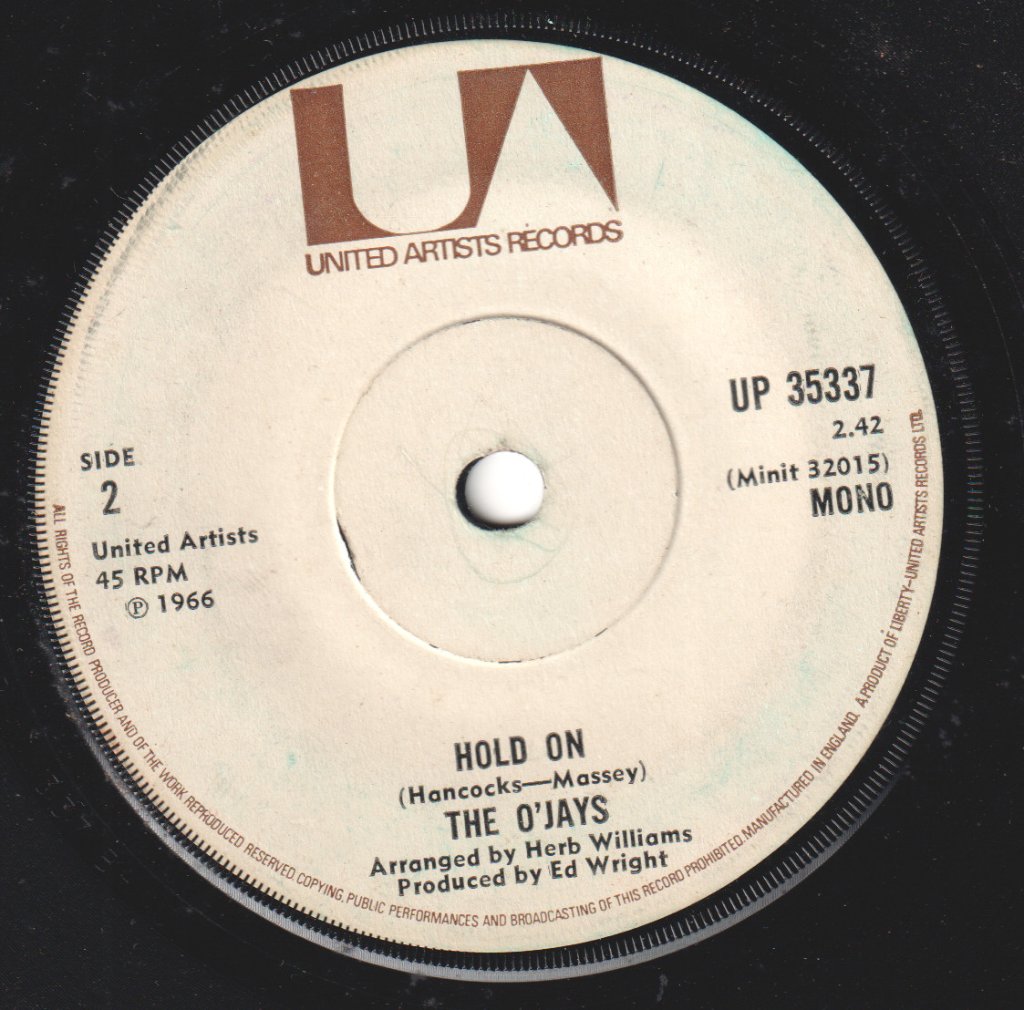 O'Jays - Working On Your Case - 7 Inch