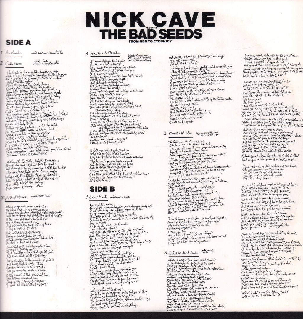 Nick Cave And The Bad Seeds - From Her To Eternity - Lp